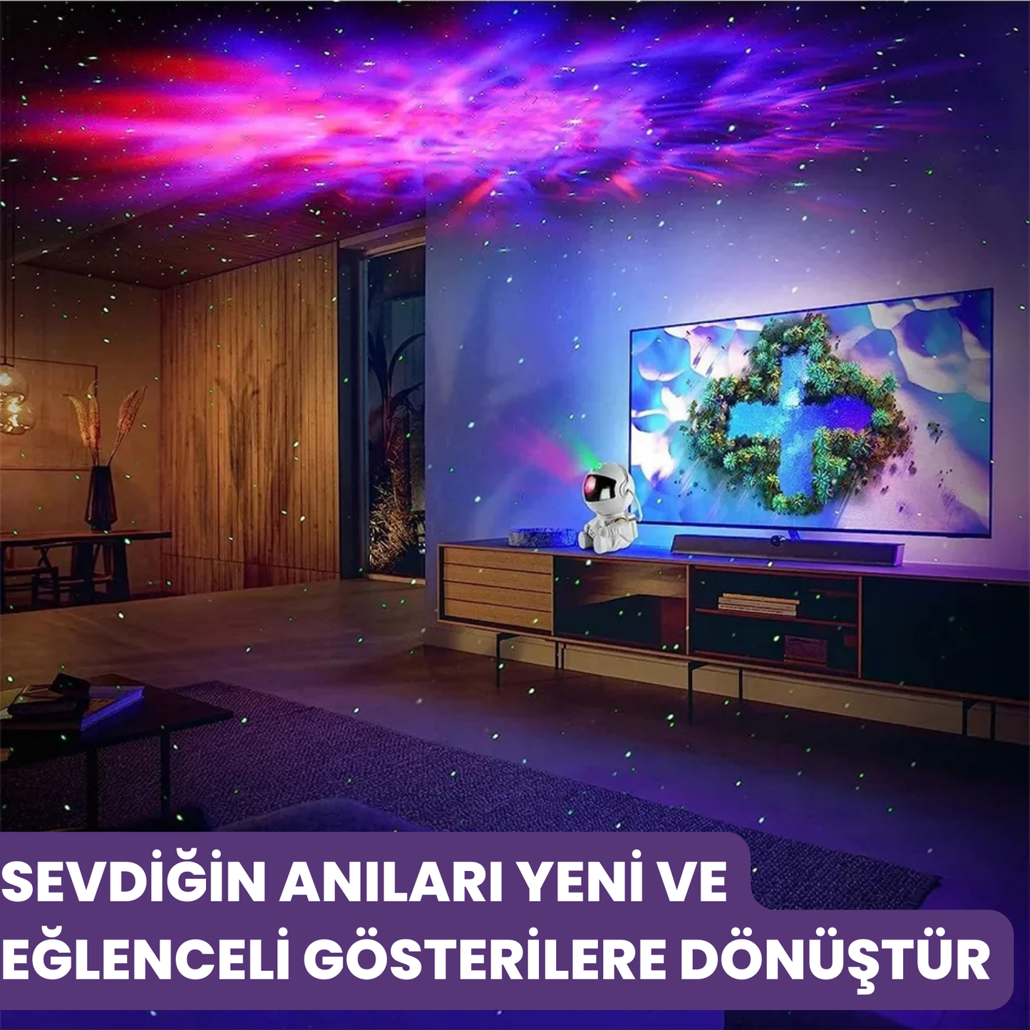 Uzay Kaşifi Astronot Gece Lambası